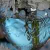 DecoStar™ Formal Engraved Glass Goblet 16" - Small