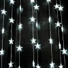 DecoStar™ 6ft Black LED Star Curtain