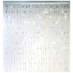 Decostar™ 6ft "Bubbles" Beaded Curtain - Iridescent