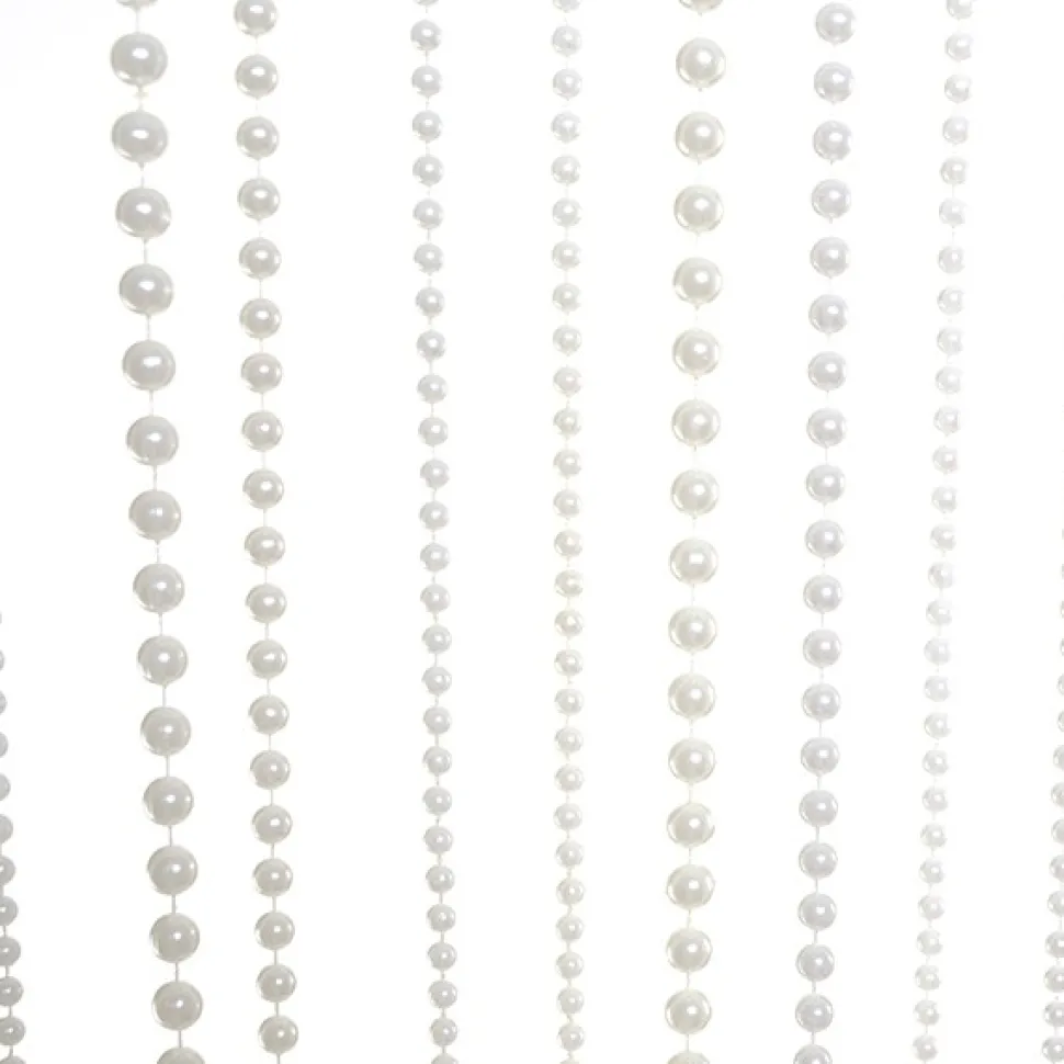 DecoStar™ 12ft Ivory Pearl Ball Curtain