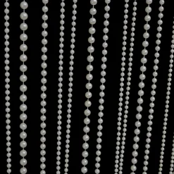 DecoStar™ 12ft Ivory Pearl Ball Curtain