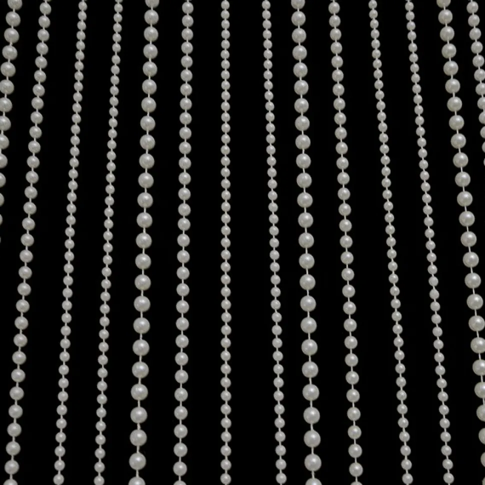 DecoStar™ 12ft Ivory Pearl Ball Curtain
