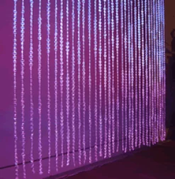 DecoStar™ 6ft. Jewel Crystal Iridescent Diamond Cut Curtain
