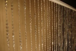 DecoStar™ 12ft. Jewel Crystal Iridescent Diamond Cut Curtain