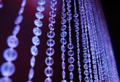 DecoStar™ 12ft. Jewel Crystal Iridescent Diamond Cut Curtain