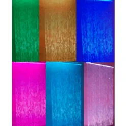 DecoStar™ 12ft. Jewel Crystal Iridescent Diamond Cut Curtain
