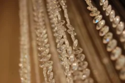 DecoStar™ 9ft Square Iridescent Crystal Column - STUNNING!