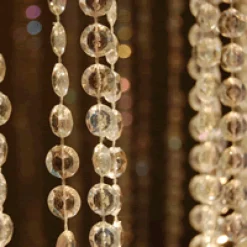 DecoStar™ 14ft Square Iridescent Crystal Column - STUNNING!