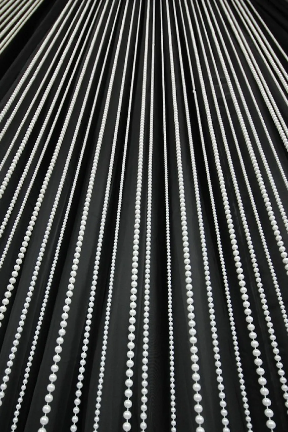 DecoStar™ 12ft White Pearl Ball Curtain