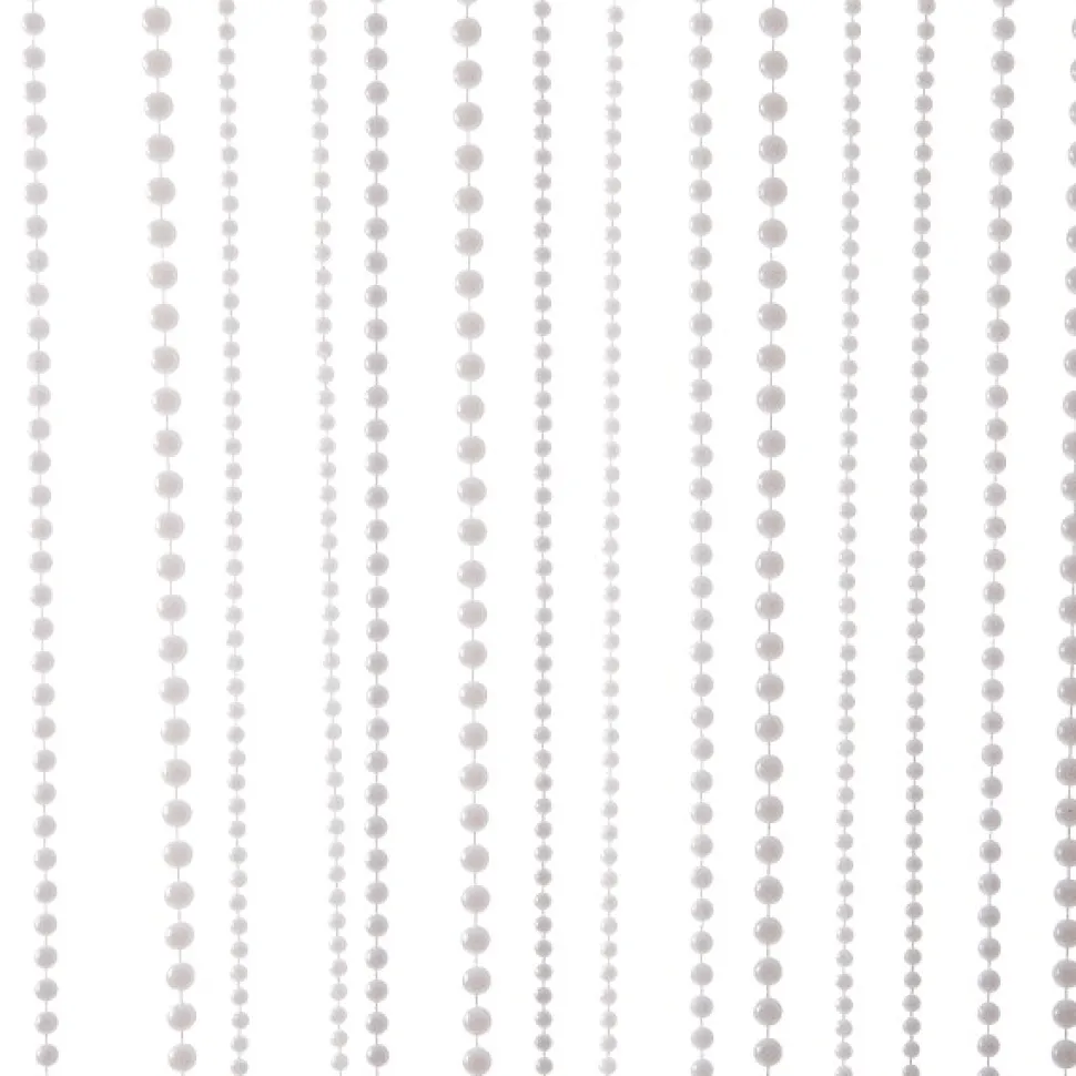 DecoStar™ 12ft White Pearl Ball Curtain