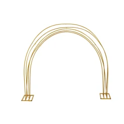 Decostar™ 9 ft 10" x 8 ft 3" Metal Arch 5 Layer - Gold