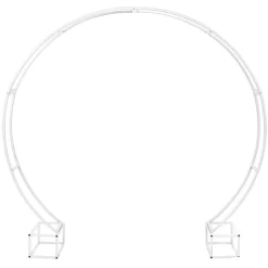 Decostar™ 8 ft 5" x 8 ft 5" Metal Arch - White