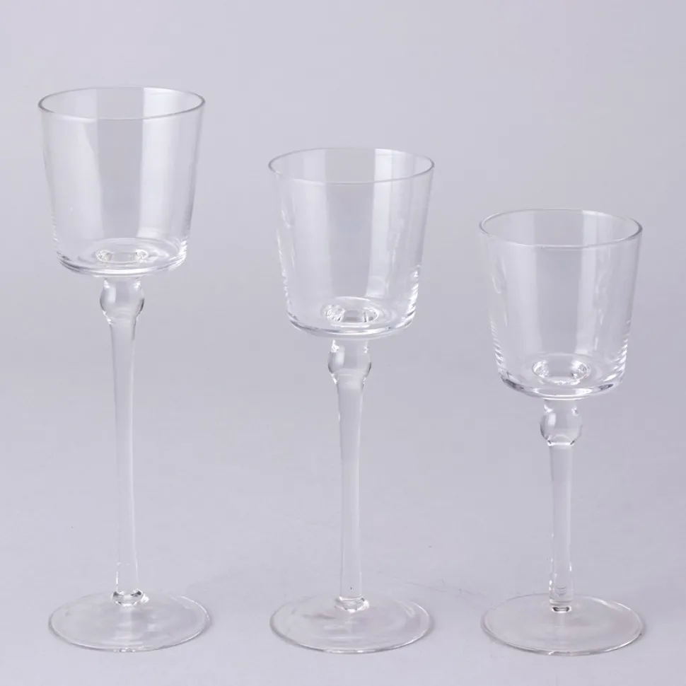Decostar™ Glass Candle Holder 3pc/set - 12 Sets