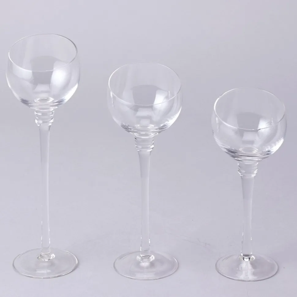 Decostar™ Glass Candle Holders 3pc/set - 12 Sets