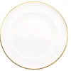 Decostar™ Glass Charger Plate 13" - 8 Pieces- Gold