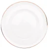 Decostar™ Glass Charger Plate 13" - 8 Pieces- Rose Gold