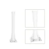 Decostar™ Glass Eiffel Tower Vase 12" - 24 Pieces - White