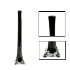Decostar™ Glass Eiffel Tower Vase 16" - 24 Pieces - Black