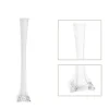 Decostar™ Glass Eiffel Tower Vase 20" - 12 Pieces - White