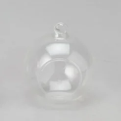 Decostar™ Glass Hanging Ball Candle Holder 3½" - 12 Pieces