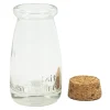 Decostar™ Glass Milk Bottle with Cork 4 1/8" - 96 Pieces