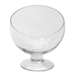 Decostar™ Glass Pedestal Bias Bowl 7½"