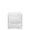 Decostar™ Glass Square Cube Vase 7" - 6 Pieces