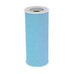 Decostar™ Glittered Tulle Rolls 6" x 25yds - Blue