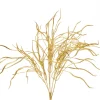 Decostar™ Glitter Flat Leaf Spray 22" - Gold
