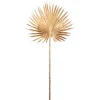 Decostar™ Gold Artificial Tropical Plant Fan Palm Leaf Branch 36"
