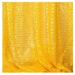 Decostar™ Gold Economy Sequin Knit Fabric - 10yds x 44" wide