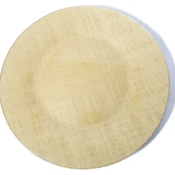 DecoStar™ Gold Glass Round Charger Plate 12.6" - 4 Pack