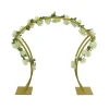 DECOSTAR™ Gold Metal Wedding Tabletop Centerpiece Arch for Floral Arrangements - 3ft Tall