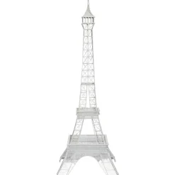 Decostar™ Grand Metal Eiffel Tower 9ft Tall - White