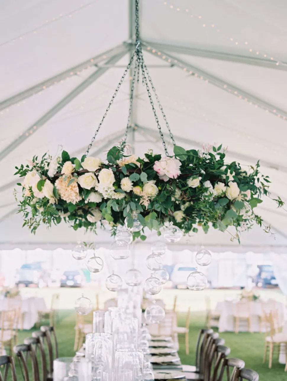 Decostar™ Hanging Floral Chandelier Frame