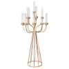 Decostar™ 16 Head Candle Holder with Cylinder Shade 58" - Gold