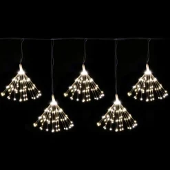 Decostar™ 5 Head Firework String LED Lights - Warm White
