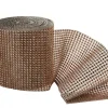 Decostar™ 4 5/8in Diamond Mesh Roll - 4 5/8" Rose Gold