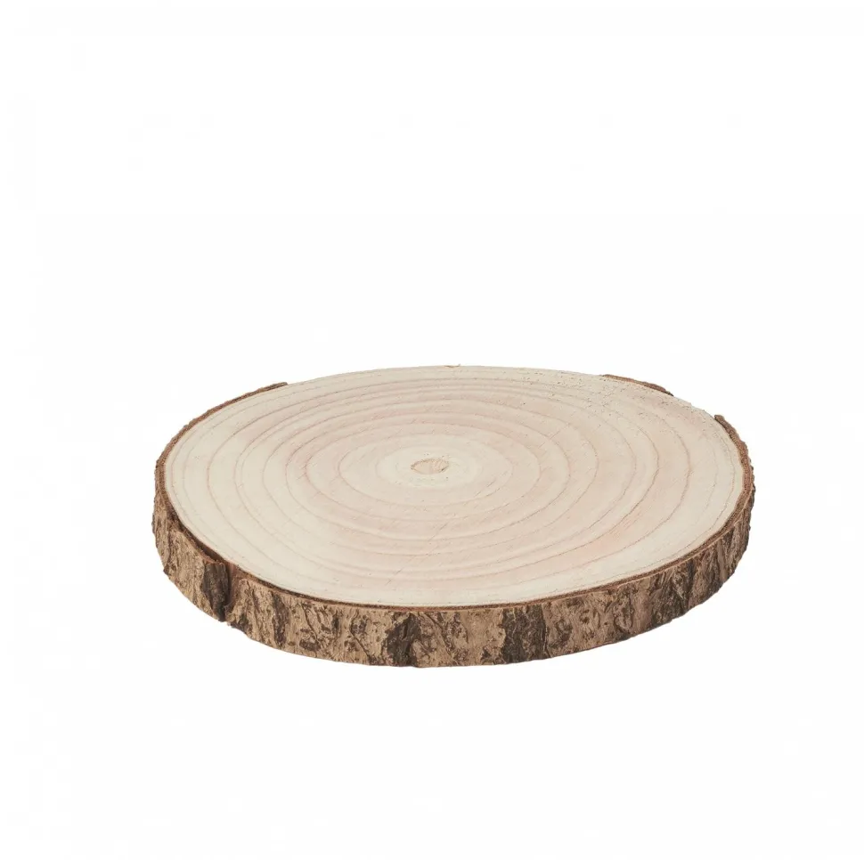 Decostar™ 9in Natural Wood Slices - Brown