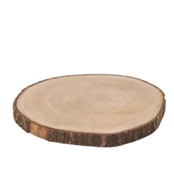 Decostar™ 12in Natural Wood Slices - Brown