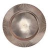 Decostar™ 13in Plastic Charger Plate - Rose Gold - 24 Pack