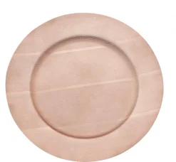 Decostar™ 13in Plastic Charger Plate - Rose Gold - 24 Pack