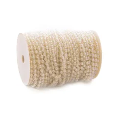 DecoStar™ Iridescent Crystal Beads - Style#67 - 99ft. Roll