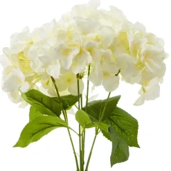 Decostar™ 18" Ivory Artificial Hydrangea Bouquet