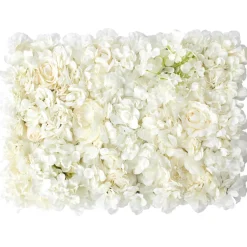 Decostar™ Ivory Artificial Mixed Flower Mat