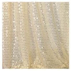 Decostar™ Ivory Economy Sequin Knit Fabric - 10yds x 44" wide