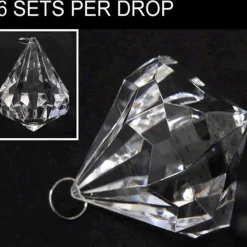 DecoStar™ Large Bling Acrylic Bead / Drop (Case of 6)