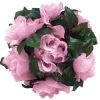 Decostar™ Large Flower Candle Rings 9" - 12 Pieces - Pink