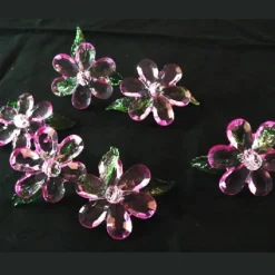 DecoStar™ Large Pink Flower Table Top Spreads - 6 Pack