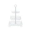 Decostar™ 3 Layer Square Cupcake Stand - White